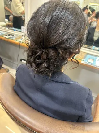ヘアアレンジ 韓国ヘアー🇰🇷 MIWAのヘアスタイル