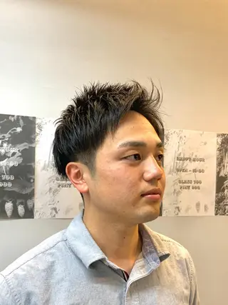 ショート メンズ メンズカット 大畑公平のヘアスタイル