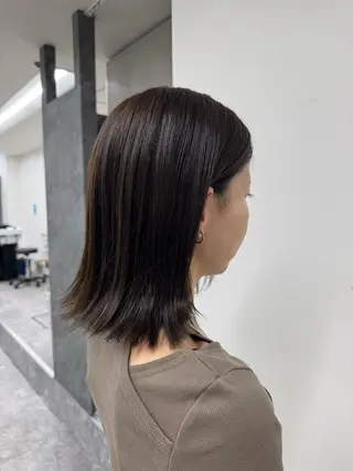 ミディアム 髪質改善メニュー 長井 美佐子のヘアスタイル