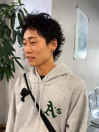 ショート パーマ メンズ ボブとパーマの達人 /美容室難民の方是非のヘアスタイル
