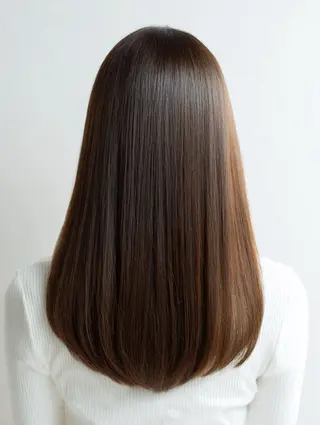 セミロング カラー 松本 桜のヘアスタイル