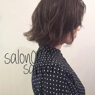 ミディアム カラー 池田 真由美のヘアスタイル