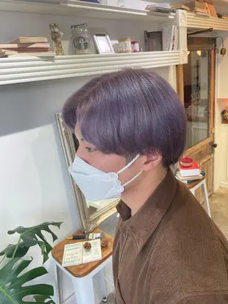 ショート カラー ヘアアレンジ ☂️カトウ ケイゴ☂️のヘアスタイル