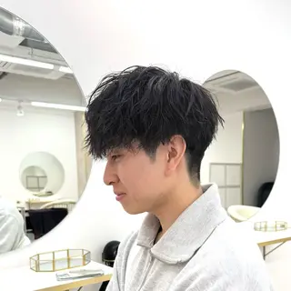ショート メンズ 太我/フェザーパーマ /ニュアンスパーマのヘアスタイル