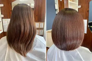 ミディアム カラー (髪質改善NAOS) EMIのヘアスタイル