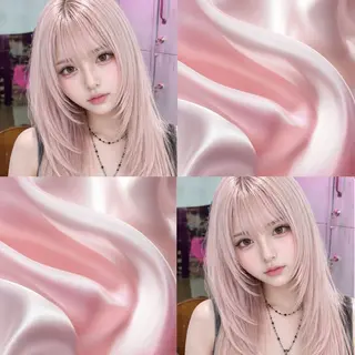 セミロング ✨色落ちまで可愛い✨ MANATO🎨🌈のヘアスタイル