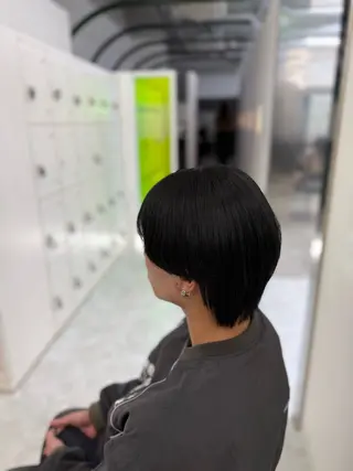 ショート カラー 中韓レイヤー/ ブラウン🤎はやとのヘアスタイル