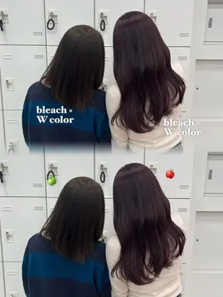 カラー 🍒暖色ダブルカラー /FUKA🍒のヘアスタイル