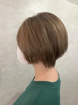 ショート 透明感カラー/ ブリーチ無し/RYOのヘアスタイル