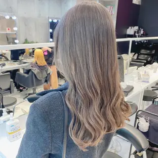 セミロング カラー ヘアアレンジ メンズ キッズ お悩み解決美容師 💐AMIのヘアスタイル