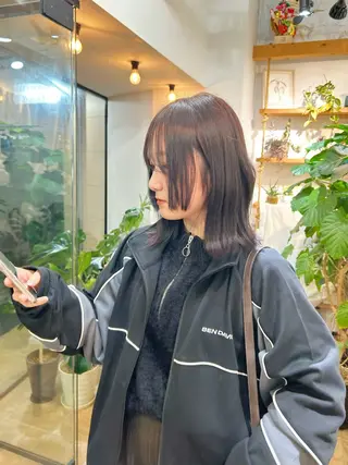 カラー Mimosa ︎✿HINATA︎✿のヘアスタイル