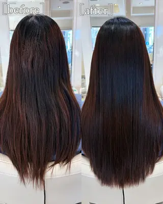 ロング 高橋 佑のヘアスタイル