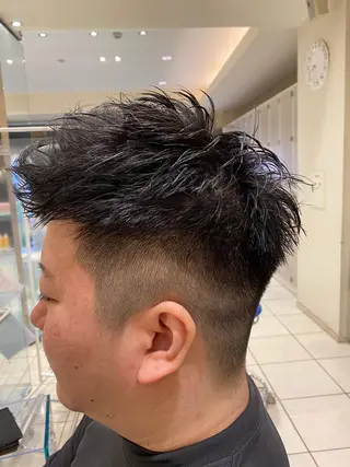 メンズ メンズパーマ 副店長ユウタのヘアスタイル