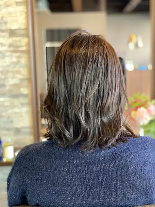 ミディアム 藏本 剛史のヘアスタイル