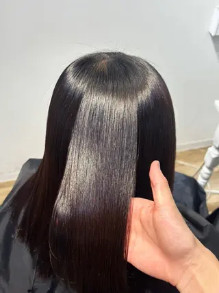 ロング パーマ 艶髪カラー/ 茶屋町/王子凌汰のヘアスタイル
