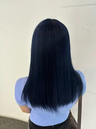 ロング カラー 流行りの透明感カラー ×縮毛矯正🤍ユウのヘアスタイル
