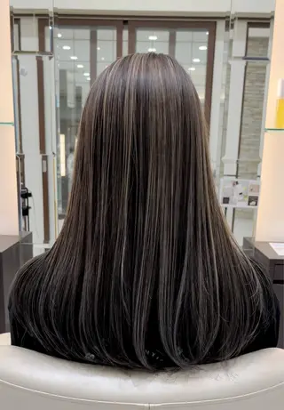 ロング カラー 森 広樹のヘアスタイル