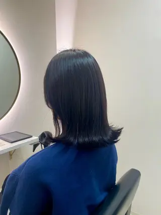 ミディアム カラー 韓国🇰🇷艶髪 ケアカラーSHURIのヘアスタイル