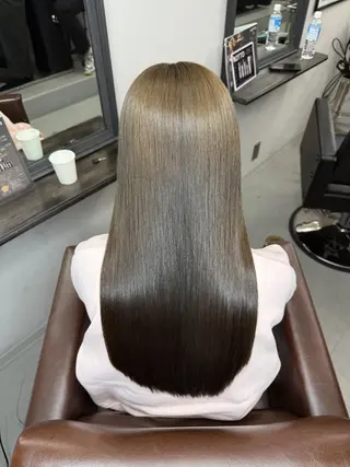 ロング カラー 縮毛矯正/韓国 /店長/KANATOのヘアスタイル