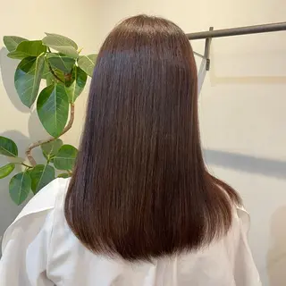 ミディアム カラー こいけ みきののヘアスタイル