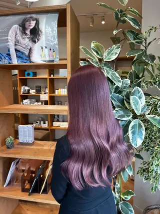 ロング カラー 濱川 良栄のヘアスタイル