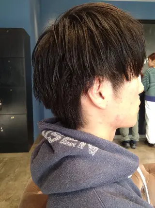 ミディアム メンズ 婦中町／4月限定無料 カットメニューありのヘアスタイル