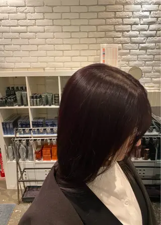 セミロング カラー ヘアアレンジ 🎧ayaka/ボブ /透明感カラー🩵のヘアスタイル