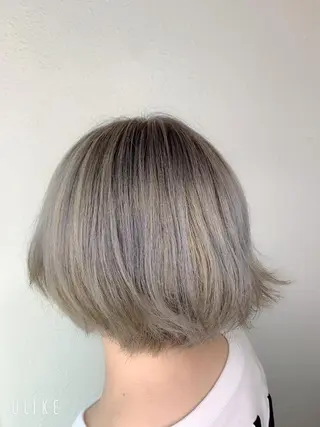 ショート 西村 弘輝 パーマ/艶髪カラーのヘアスタイル