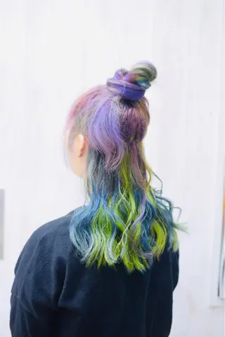 ミディアム カラー GATE. staffのヘアスタイル