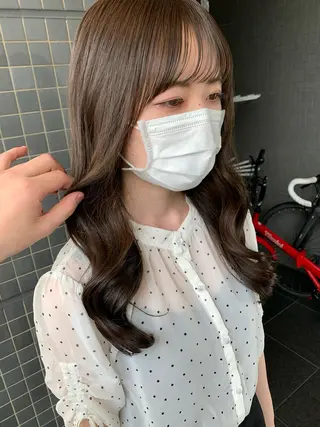 ミディアム カラー 髪質改善サロン 心斎橋ARCHEのヘアスタイル