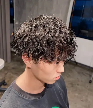 カラー パーマ メンズ メンズパーマ 特化/中川拓也のヘアスタイル