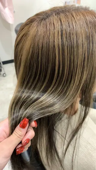 ロング カラー 松田 まつだのヘアスタイル