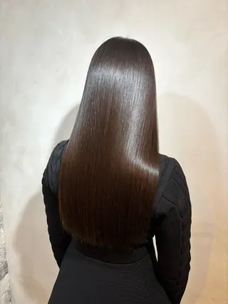 ロング 美髪矯正 🌈髪質改善 山下のヘアスタイル