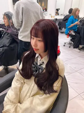 ロング カラー 💖札幌カラー 指名No.1💖玲奈のヘアスタイル