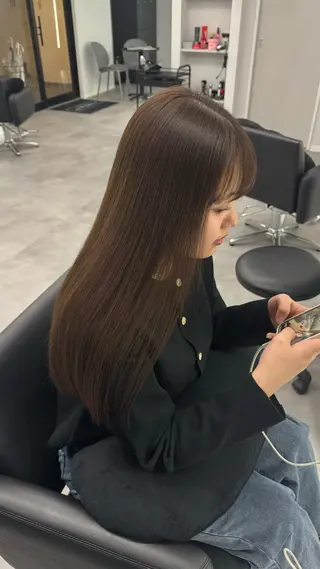 ロング 中島 涼葉のヘアスタイル