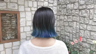 ショート カラー パーマ ヘアアレンジ 髪質改善/透明感 OAK兵庫のヘアスタイル