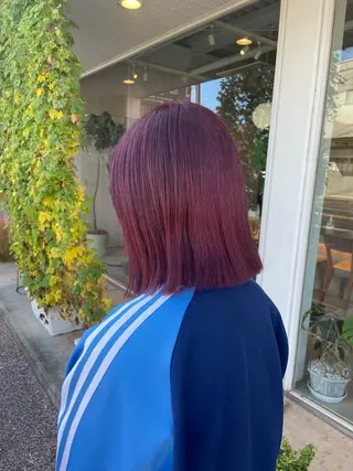 セミロング カラー レイヤーカット/ マリアのヘアスタイル