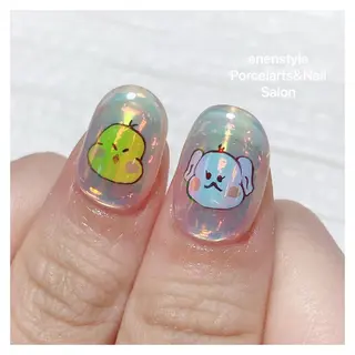 ミディアム ネイル 👑enen style👑のネイルデザイン