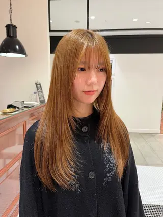 ロング 門田 楓香のヘアスタイル