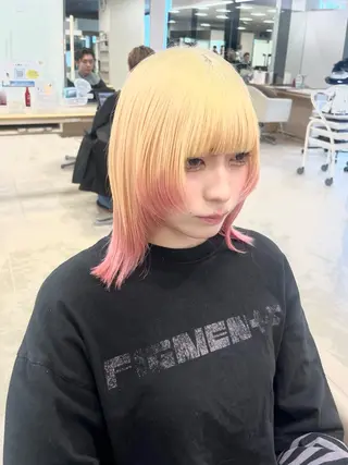 ショート カラー 暖色専門美容師🎀 お客様満足度◎のヘアスタイル