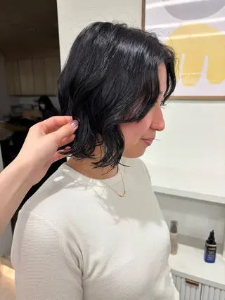 パーマ 増元 愛玲のヘアスタイル