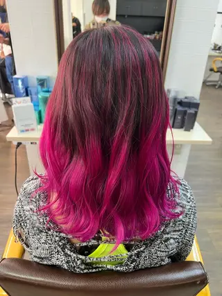 ミディアム 🎀艶ブリーチカラー 🎀Fan.🎀秋山のヘアスタイル