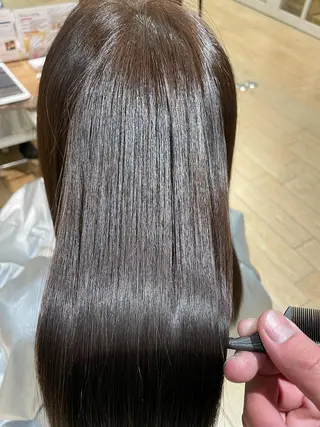 ミディアム カラー 美髪/髪質改善 川口凌弥のヘアスタイル