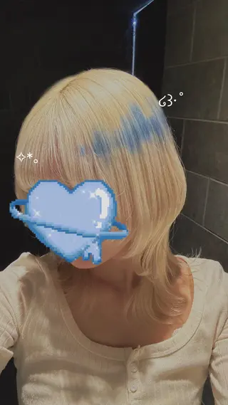 カラー 🎀艶ハイトーン特化 🎀セナのヘアスタイル