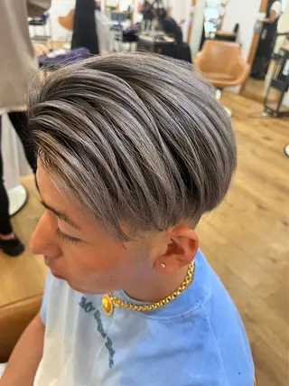 カラー メンズ be’leef.ric 守口店所属・beleef守口店 reinaのヘアスタイル