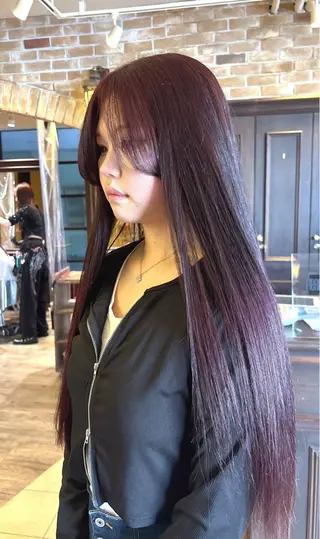 カラー Ly hair / nanoha🤍のヘアスタイル