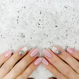 セミロング カラー パーマ ヘアアレンジ メンズ キッズ ネイル マツエク・マツパ Salon Ｋのネイルデザイン