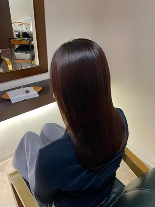 ロング 結衣 髪質改善モデル募集中のヘアスタイル