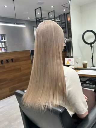 ロング ENA💗NEXT /ハイトーンエクステのヘアスタイル