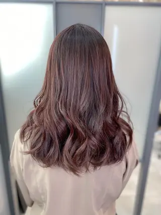 ミディアム カラー 【透明感、艶髪】西村 有司のヘアスタイル